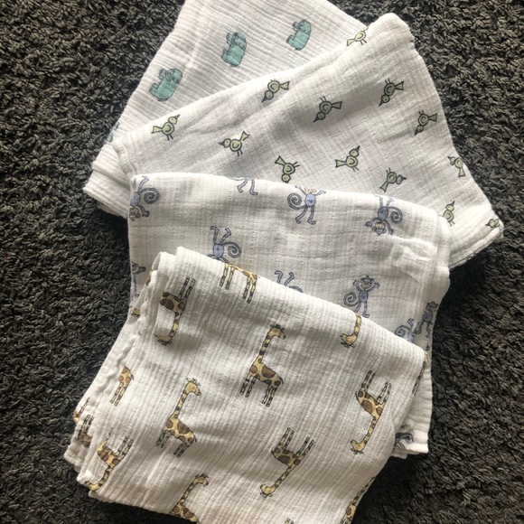 aden + anais Other Aden Anais Swaddle Blankets Set Of 4 Poshmark
